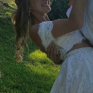 Two piece homecoming dress